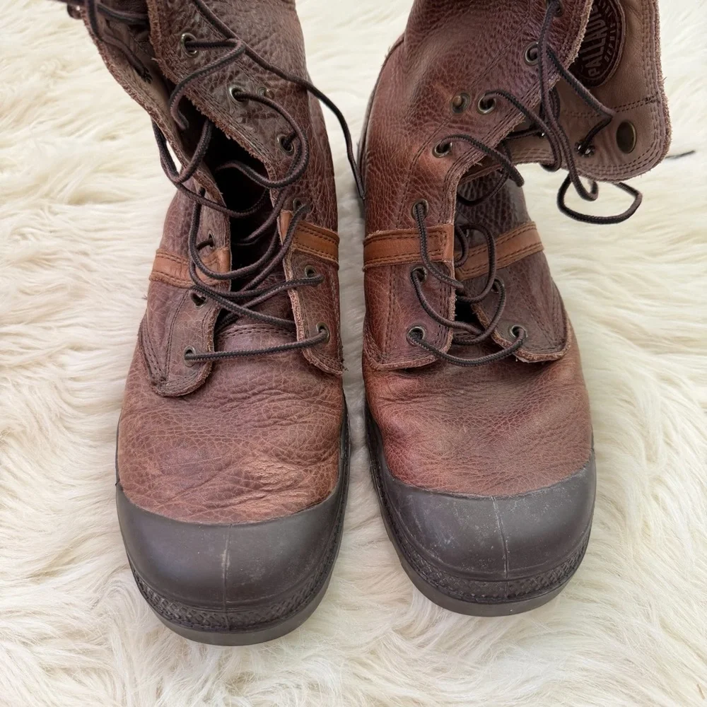Palladium Baggy Leather Boots - Picture 3 of 8
